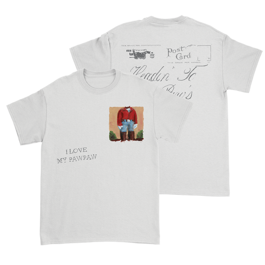 Postcard T-Shirt in White (Pre-Order)